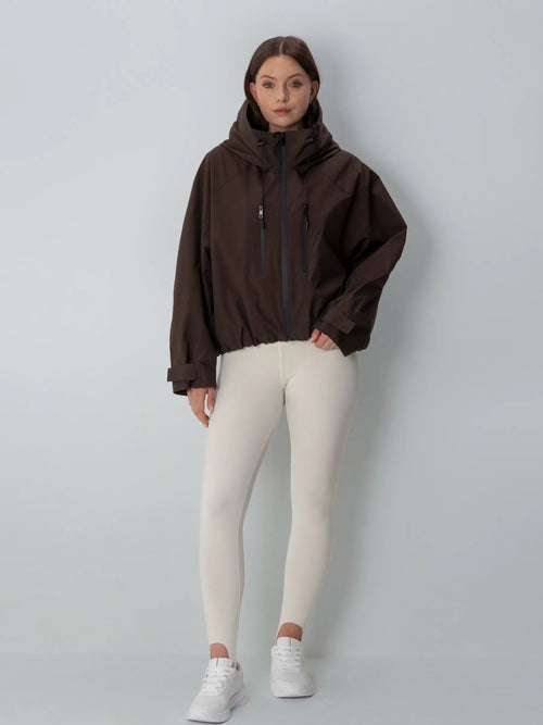 Krótka kurtka przeciwdeszczowa oversize STM-TEX™